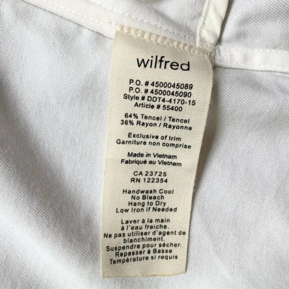 Wilfred Aritzia Blazer Jacket Kimono Open front Off white 3/4 length Sleeve XXS - Picture 14 of 16